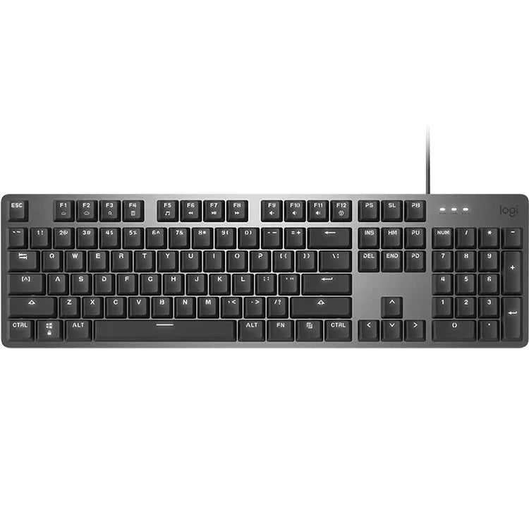Clavier filaire mécanique rétroéclairé Logitech K845 CHERRY Blue Axis, longueur du câble : 1,8 m, CHERRY Blue Axis