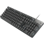Clavier filaire mécanique rétroéclairé Logitech K845 CHERRY Blue Axis, longueur du câble : 1,8 m, CHERRY Blue Axis