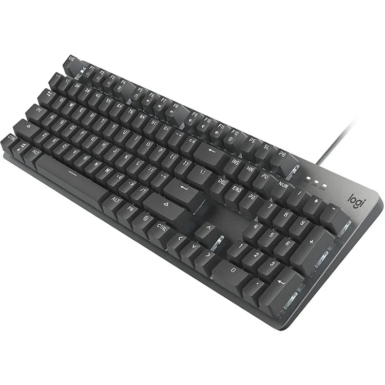 Clavier filaire mécanique rétroéclairé Logitech K845 CHERRY Blue Axis, longueur du câble : 1,8 m, CHERRY Blue Axis