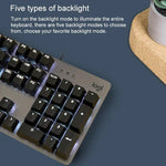 Clavier filaire mécanique rétroéclairé Logitech K845 CHERRY Blue Axis, longueur du câble : 1,8 m, CHERRY Blue Axis
