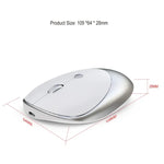 HXSJ T36 Souris Bluetooth sans fil 2.4G Bluetooth 5.0+3.0 trois modes, conception silencieuse