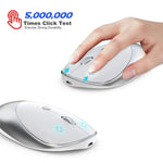 HXSJ T36 Souris Bluetooth sans fil 2.4G Bluetooth 5.0+3.0 trois modes, conception silencieuse