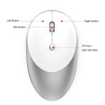 HXSJ T36 Souris Bluetooth sans fil 2.4G Bluetooth 5.0+3.0 trois modes, conception silencieuse