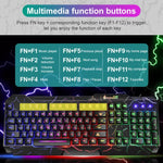 SHIPADOO D620 Kit clavier souris gaming filaire 104 touches RGB couleur rétroéclairage craquelé pour ordinateur portable, PC