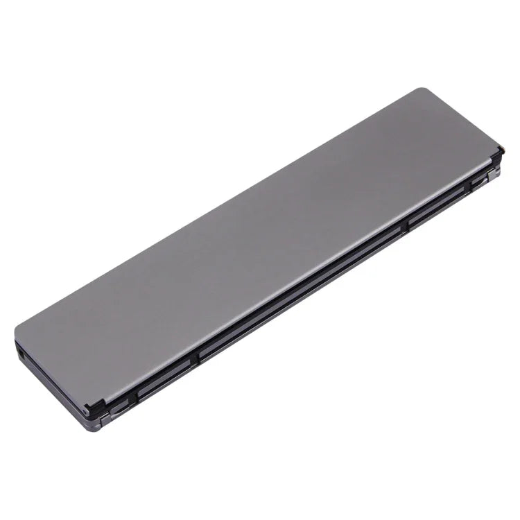 Clavier sans fil Bluetooth pliable ultra-mince F18 avec support et 58 touches