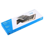Clavier sans fil Bluetooth pliable ultra-mince F18 avec support et 58 touches