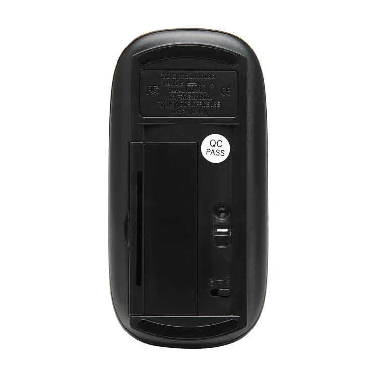 Souris optique sans fil TM-823 2.4G 1200 DPI à défilement tactile pour ordinateurs de bureau et portables Mac