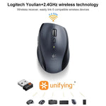 Souris laser sans fil Logitech M705 1000 DPI 2,4 GHz bimode