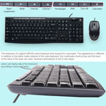 Ensemble clavier-souris filaire Logitech MK200