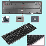 Ensemble clavier-souris filaire Logitech MK200