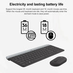 Ensemble clavier et souris sans fil silencieux Logitech MK470