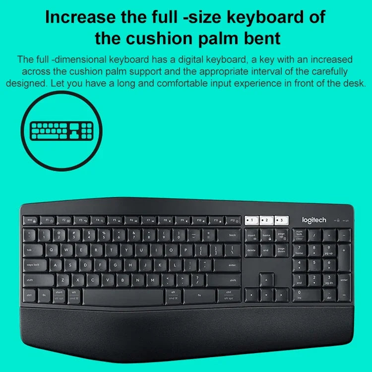 Ensemble clavier-souris sans fil Bluetooth Logitech MK850