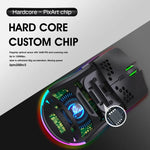 HXSJ T66 Souris Gamer sans fil programmable 7 touches avec rétroéclairage coloré, T66 (blanc)