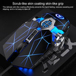 Souris de jeu mécanique filaire YINDIAO 3200DPI 4 modes réglables 7 boutons RVB, style : version silencieuse, style : version silencieuse