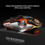Souris de jeu mécanique filaire YINDIAO 3200DPI, 4 modes réglables, 7 touches, lumière RVB, Style : Version audio, Style : Version audio