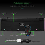 Ensemble clavier-souris filaire rétroéclairé mécanique TX300 (sensation punk)