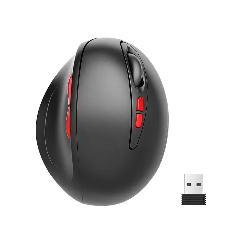 Souris Optique Sans Fil Ergonomique HXSJ T33 2.4GHz pour Ordinateur Portable