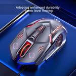 Souris de jeu filaire silencieuse YINDIAO G5 3200 DPI 4 modes réglables 6 boutons lumière RVB, G5 version silencieuse noire, G5 version silencieuse blanche