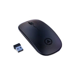 YINDIAO A2 Souris sans fil silencieuse 2,4 GHz, 1600 DPI, 3 modes réglables, alimentée par pile, version pile.