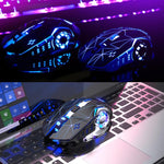 YINDIAO A4 2.4GHz 1600DPI Souris de jeu sans fil rechargeable silencieuse à 3 modes (noir étoile), noir étoile