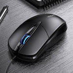 Souris filaire d'entreprise YINDIAO G2 1000 DPI à 3 boutons avec rétroéclairage RVB