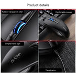 Souris filaire d'entreprise YINDIAO G2 1000 DPI à 3 boutons avec rétroéclairage RVB