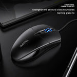 Souris filaire d'entreprise YINDIAO G2 1000 DPI à 3 boutons avec rétroéclairage RVB