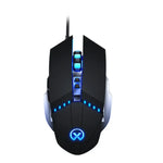 Souris de jeu filaire GM20 3200DPI 4 modes réglables 7 boutons RVB, GM20 Noire, GM20 Blanche