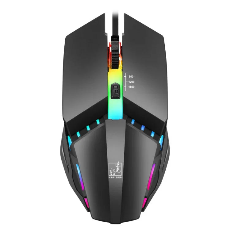 Souris Gaming filaire ZGB K3 USB RGB Streamer
