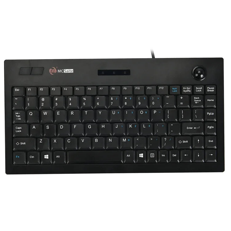 MC Saite MC-9712 Clavier d'ordinateur multimédia filaire 88 touches avec Trackball pour Windows, MC-9712