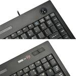 MC Saite MC-9712 Clavier d'ordinateur multimédia filaire 88 touches avec Trackball pour Windows, MC-9712