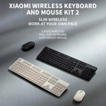 Ensemble clavier et souris sans fil Xiaomi 2,4 GHz d'origine pour ordinateur portable et de bureau, 2ème génération