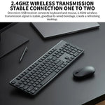 Ensemble clavier et souris sans fil Xiaomi 2,4 GHz d'origine pour ordinateur portable et de bureau, 2ème génération