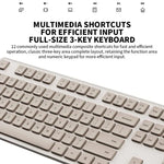 Ensemble clavier et souris sans fil Xiaomi 2,4 GHz d'origine pour ordinateur portable et de bureau, 2ème génération