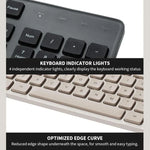 Ensemble clavier et souris sans fil Xiaomi 2,4 GHz d'origine pour ordinateur portable et de bureau, 2ème génération
