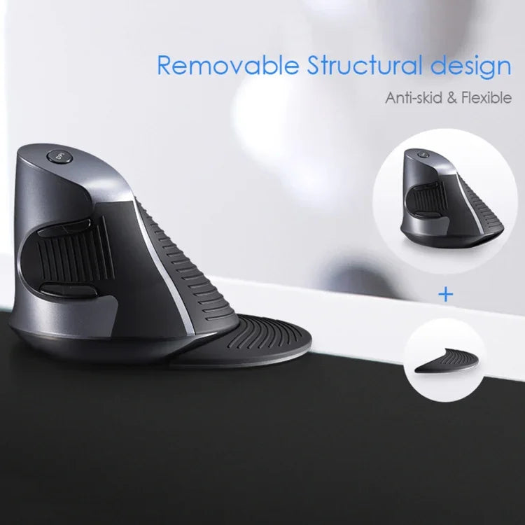 Souris verticale ergonomique sans fil DELUX M618GX, souris optique 1600 DPI, M618GX