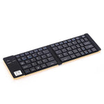 Clavier Bluetooth V3.0 pliable ultra-mince GK228, avec support intégré, compatible Android / iOS / Windows, GK228 (Noir), GK228 (Or)
