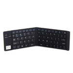 Clavier Bluetooth V3.0 pliable ultra-mince GK228, avec support intégré, compatible Android / iOS / Windows, GK228 (Noir), GK228 (Or)