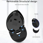 DELUX M618 Plus Souris optique filaire version bleue Souris verticale ergonomique 1600 DPI, 1600 DPI filaire