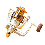 Moulinet de pêche YUMOSHI à roulements à billes, poignée à bascule, bobine rotative, EF1000, EF2000, EF3000, EF4000, EF5000, EF6000, EF7000, EF8000