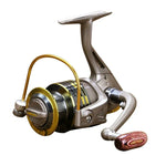 Moulinet de pêche YUMOSHI à roulement à billes entièrement métallique, siège de roue avec poignée à bascule, GS1000, GS2000, GS3000, GS4000, GS5000, GS6000, GS7000