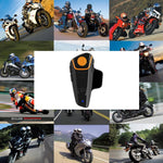 Casque interphone Bluetooth V3.0 2.4GHz BT-S2 simple pour casque de moto, réponse automatique, support FM, interphone jusqu'à 1000m, BT-S2 simple