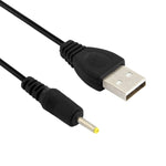 Câble d'alimentation USB mâle vers DC 2,5 x 0,7 mm, longueur : 120 cm