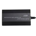 Chargeur universel 100W pour ordinateur portable avec chargeur voiture, adaptateur secteur, 8 adaptateurs d'alimentation et 1 port USB pour Samsung, Sony, Asus, Acer, IBM, HP, DELL, prises UK, AU, EU, UK