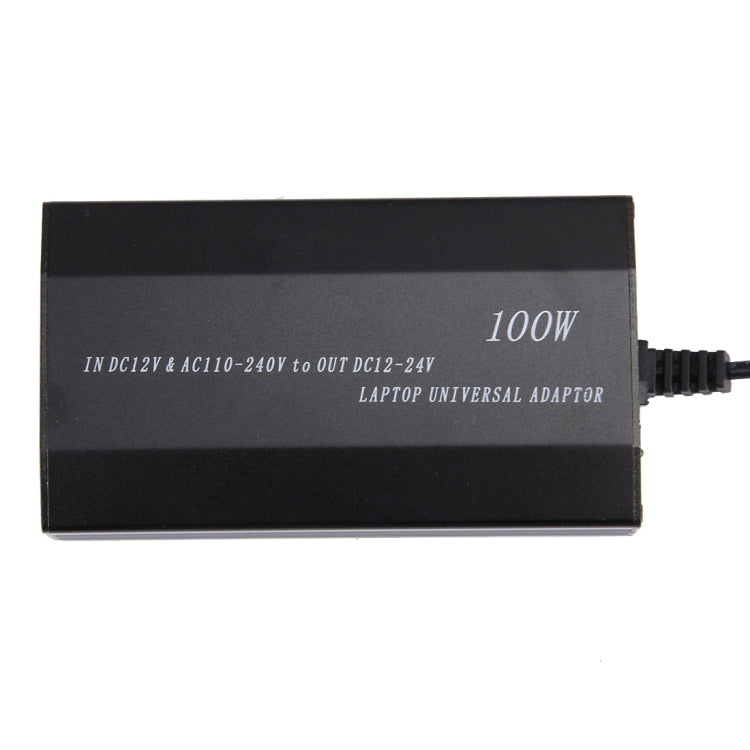 Chargeur universel 100W pour ordinateur portable avec chargeur voiture, adaptateur secteur, 8 adaptateurs d'alimentation et 1 port USB pour Samsung, Sony, Asus, Acer, IBM, HP, DELL, prises UK, AU, EU, UK