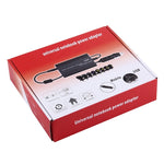 Chargeur universel 100W pour ordinateur portable avec chargeur voiture, adaptateur secteur, 8 adaptateurs d'alimentation et 1 port USB pour Samsung, Sony, Asus, Acer, IBM, HP, DELL, prises UK, AU, EU, UK