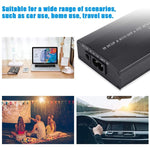 Chargeur universel 100W pour ordinateur portable avec chargeur voiture, adaptateur secteur, 8 adaptateurs d'alimentation et 1 port USB pour Samsung, Sony, Asus, Acer, IBM, HP, DELL, prises UK, AU, EU, UK