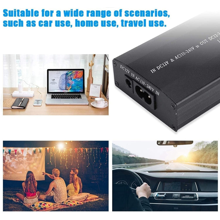 Chargeur universel 100W pour ordinateur portable avec chargeur voiture, adaptateur secteur, 8 adaptateurs d'alimentation et 1 port USB pour Samsung, Sony, Asus, Acer, IBM, HP, DELL, prises UK, AU, EU, UK
