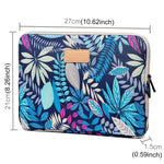 Housse Lisen 10 pouces à manches, sacoche zippée Feuilles colorées pour iPad Air 2, iPad Air, iPad 4, iPad New, Galaxy Tab A 10.1, Lenovo Yoga 10.1 pouces, Microsoft Surface Pro 10.6, ordinateurs portables / tablettes 10 pouces et moins, 10 pouces