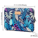 Housse Lisen 14 pouces à manches, sacoche zippée Feuilles colorées pour Macbook, Samsung, Lenovo, Sony, DELL Alienware, CHUWI, ASUS, HP, ordinateurs portables 14 pouces et moins, 14 pouces